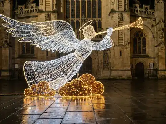 Ángel luminoso LED