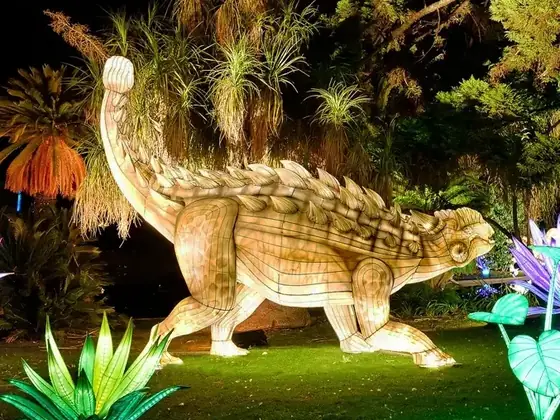 Anquilosaurio luminoso LED