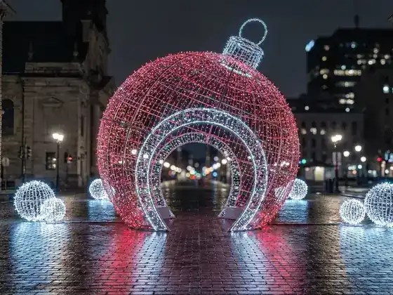 Bolas de Navidad gigantes LED