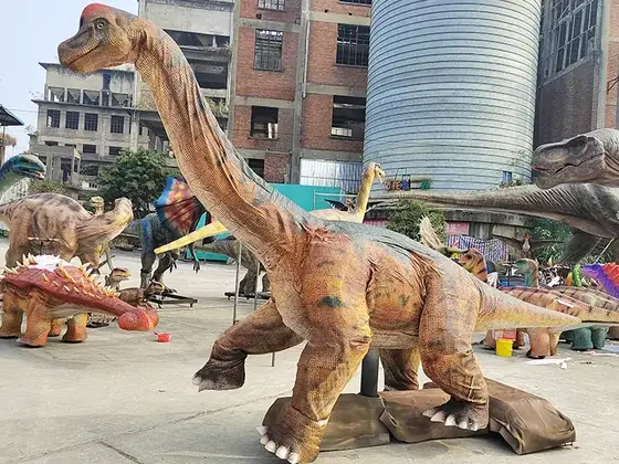 Braquiosaurio animatrónico
