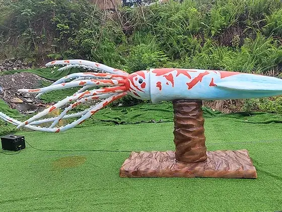Calamar gigante animatrónico