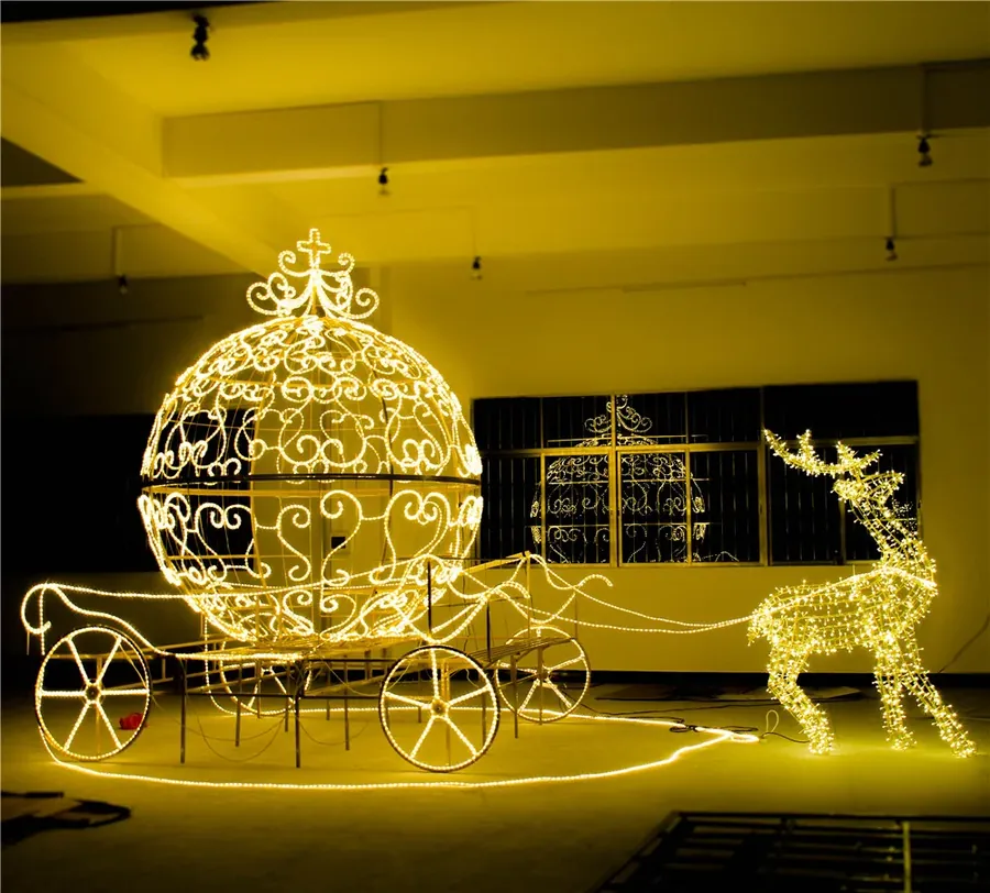 Carroza real luminosa LED