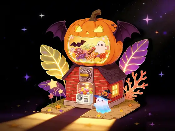 Casa calabaza luminosa LED