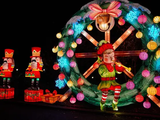 Corona de Navidad luminosa LED