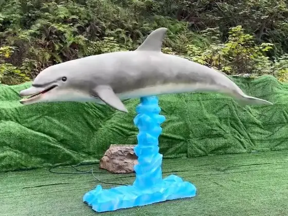 Delfín animatrónico