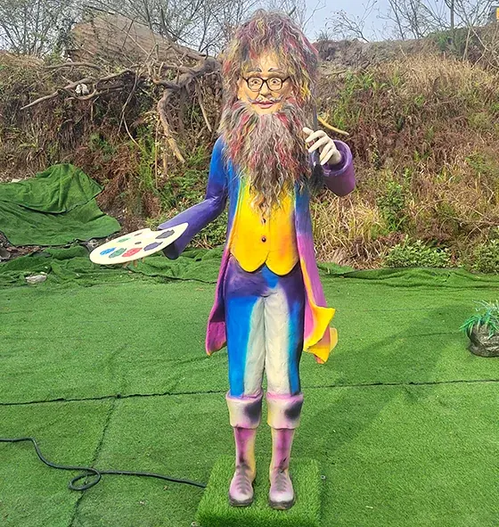 Gnomo artista gigante
