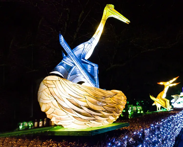 Grulla luminosa LED