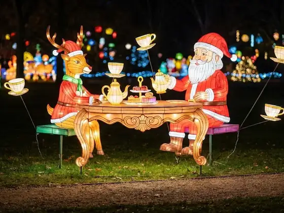 Merienda de Navidad luminosa LED
