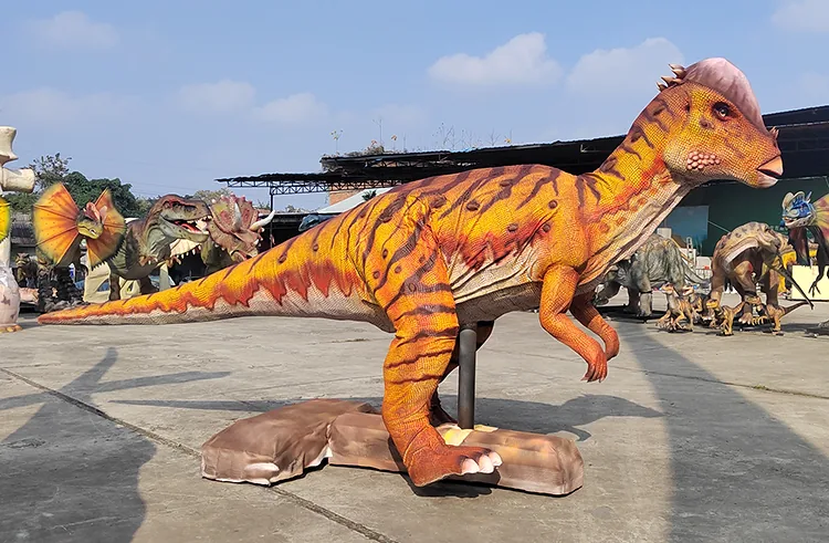 Paquicefalosaurio animatrónico