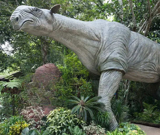 Paraceratherium animatrónico