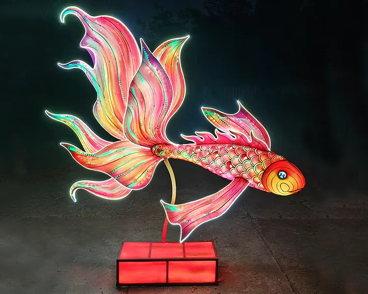 Pez koi luminoso LED
