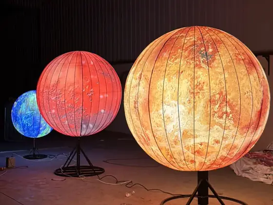 Planetas luminosos LED (sistema solar)