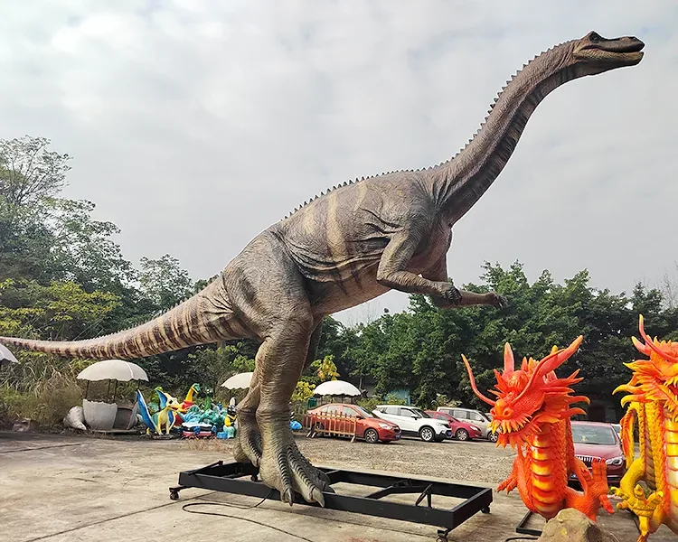 Plateosaurio animatrónico