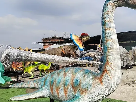 Plesiosaurio animatrónico