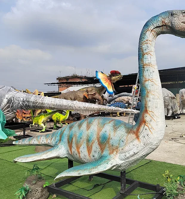 Plesiosaurio animatrónico
