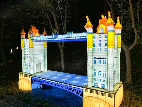 Puente Tower Bridge luminoso LED