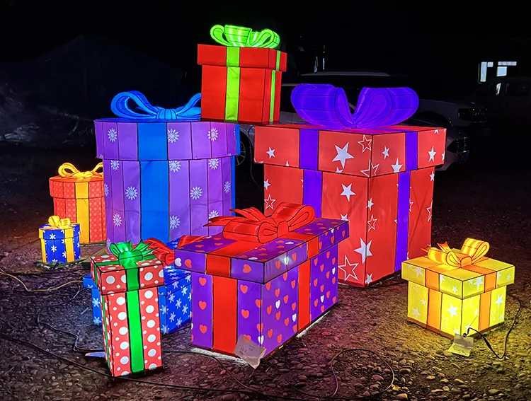 Regalos de Navidad luminosos LED