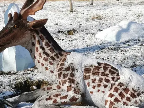 Sivatherium animatrónico