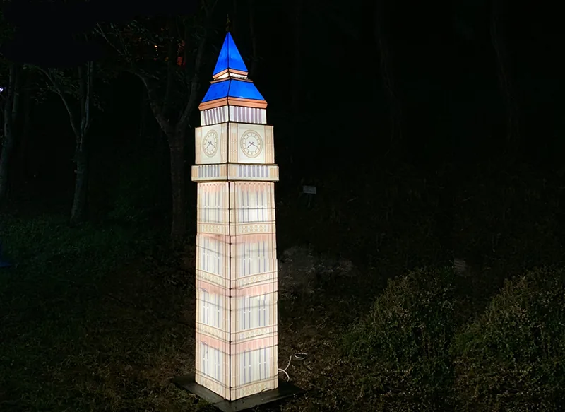 Torre Big Ben luminosa LED