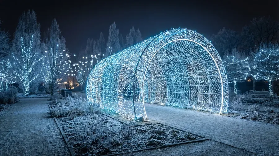 Túnel de luz luminoso LED